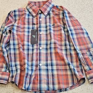 New Kids Properly Tied  Plaid Button-Up Shirt